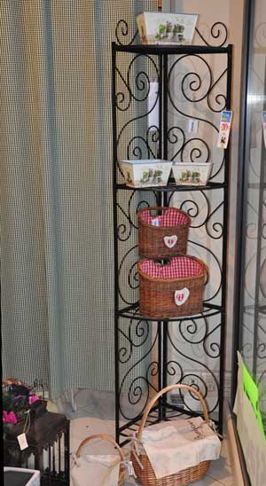 Una etagère ad angolo