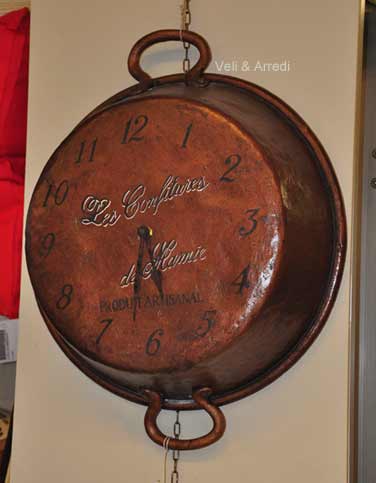 L’orologio country da muro bassine à confiture