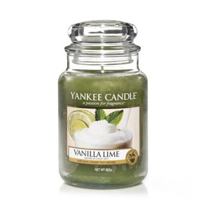Vanilla Lime candela di Yankee Candle giara grande