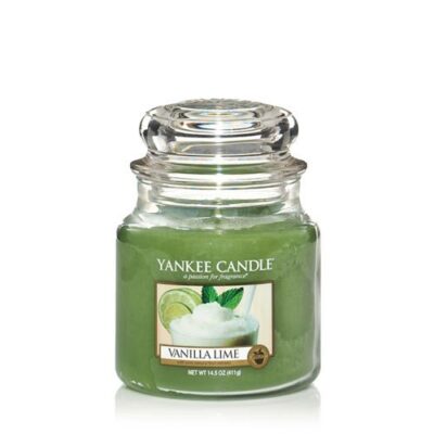 Vanilla Lime candela di Yankee Candle giara media