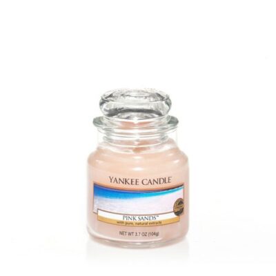 Pink Sands candela di Yenkee Candle giara piccola