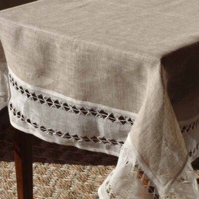 Tovaglia in lino Bocca di Leone 110x110