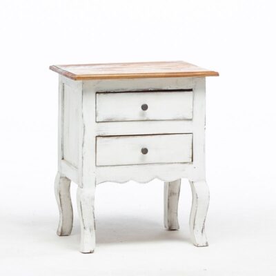 Mobiletto shabby chic due cassetti