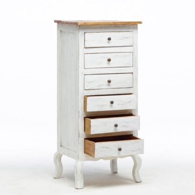 Cssettiera shabby chic stile francese