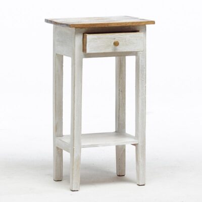 Tavolino shabby chic porta piante