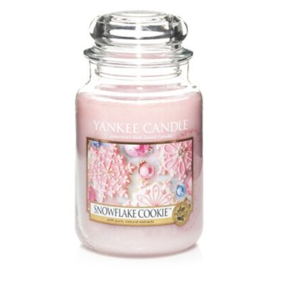 Snowflake Cookie candela Yankee Candle giara grande