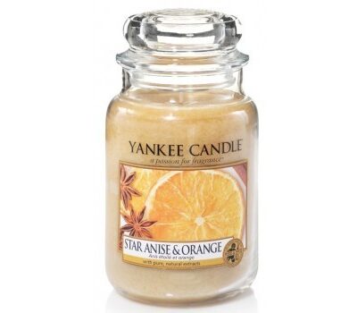 Star Anise & Orange candela Yankee candle giara grande