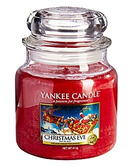 Christmas Eve candela di Yankee candle giara media