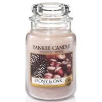 Ebony & Oak candela Yankee Candle giara grande