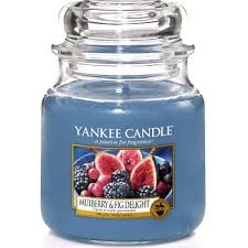 MULBERRY & FIG DELIGHT candela di Yankee Candle giara media