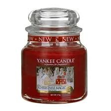 Christmas Magic candela di Yankee Candle giara piccola