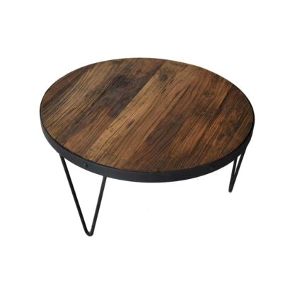 tavolino industrial rotondo